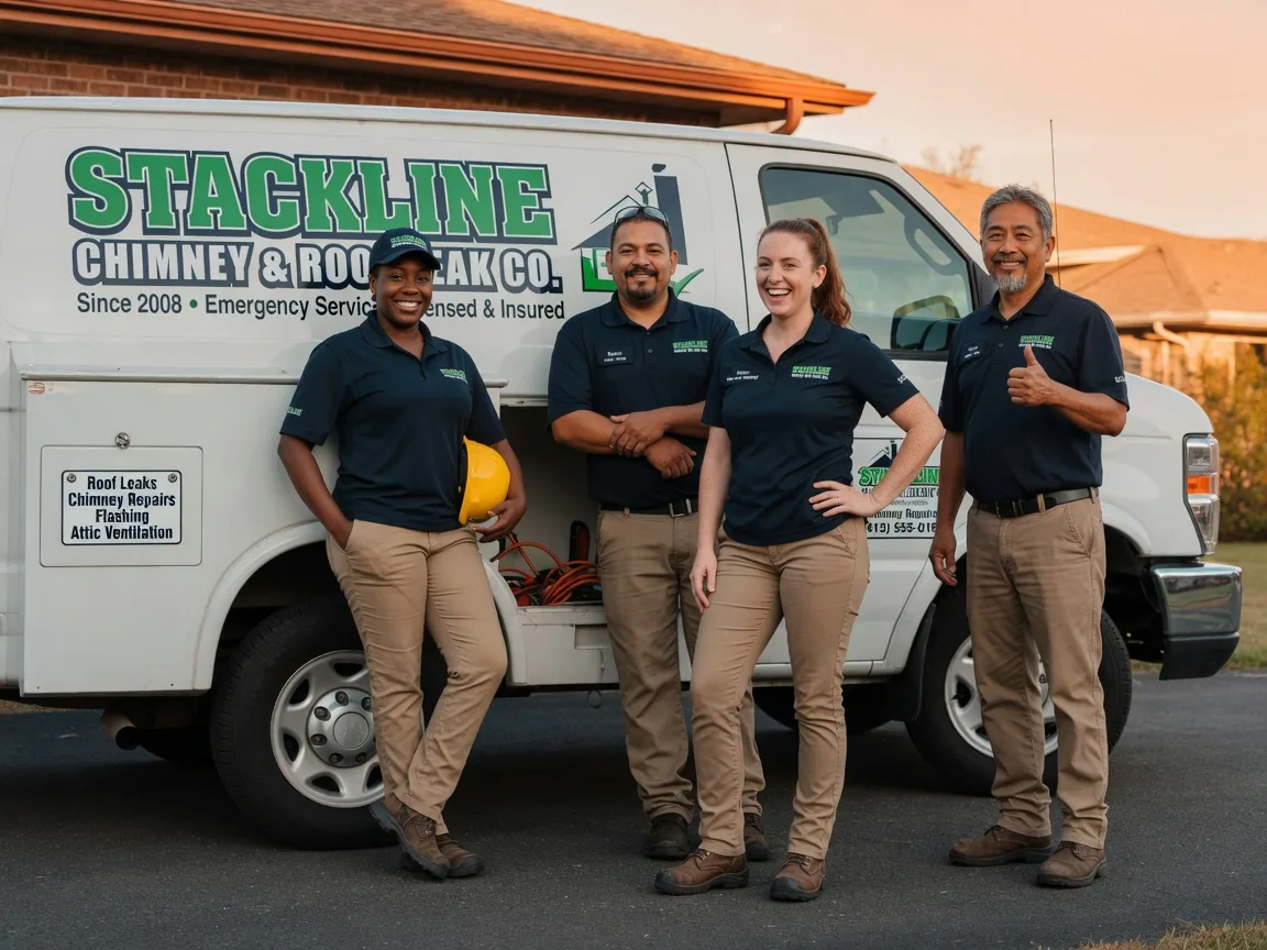 Chimney flashing repair company in Conklin, MI